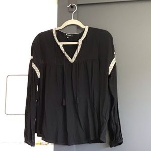 Madewell embroidered blouse